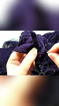 DIY Hand Stitching Formal Dress Spaghetti STRAPS - Sturdy Repair Job!