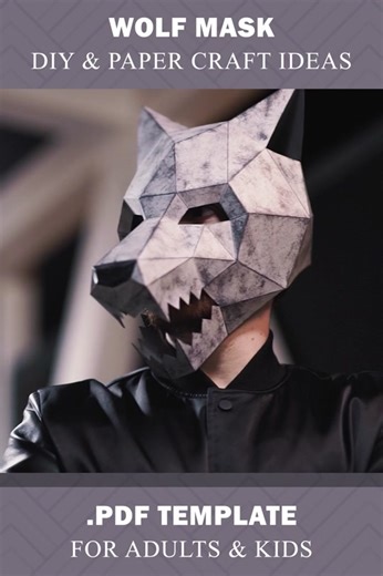 Cómo hacer una máscara de lobo para Halloween