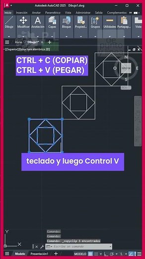 🚀 Learn how to copy objects in AutoCAD | AUTOCAD 18 BASICS