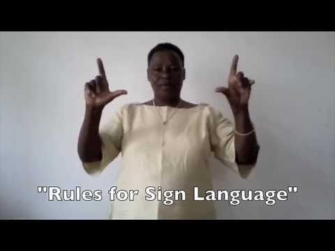 Ugandan Sign Language - Sign Etiquette