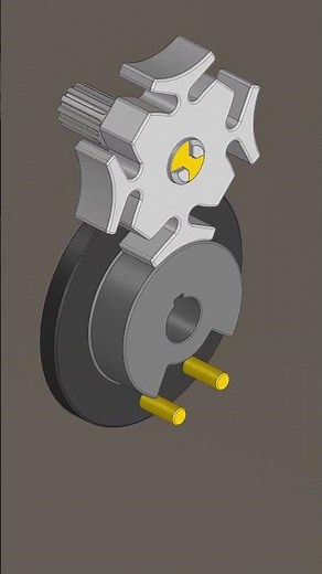 Four-stop Geneva Drive Mechanism (Mechanical Movement Part 114)