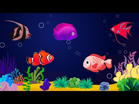 Calm Ocean Fish 🐠Lullaby Music 🌙 Deep Sleep Baby Bedtime Music🎶 with Peaceful Aquarium Visuals