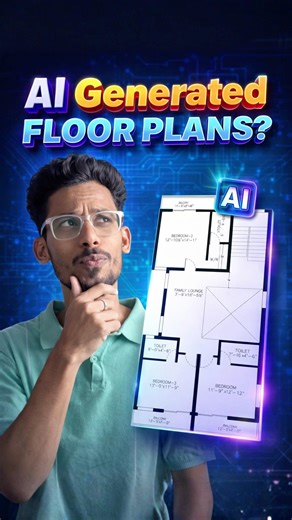 How to create floor plan using Ai 🤯 Al generated FLOOR PLANS?🫨 #shorts