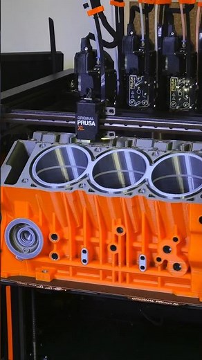 Engine Block V6 | Original Prusa XL timelapse