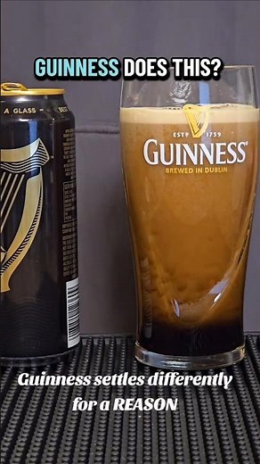 Guinness settles differently - here's why 🍺