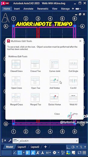Ahorra horas de trabajo con el comando MLine en AutoCAD