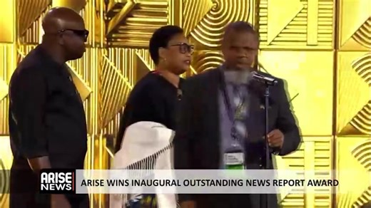ARISE News reporter Ovieteme George wins Outstanding News Report at the 2025 African Media Awards, held in Addis Ababa, Ethiopia. | Arise News