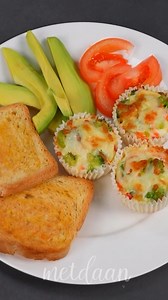 Eggie-Veggie muffins for breakfast are here!😋😍 | MetDaan Makeup