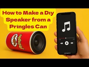How to Make a DIY Speaker from a Pringles Can | Easy Tutorial #diy #howto