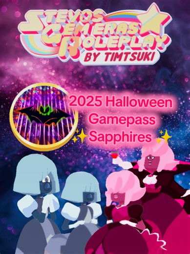 2025 Halloween Gamepass Sapphires Showcase #roblox #timtsuki #stevenuniverse #stevosgemserasrp #sapphire