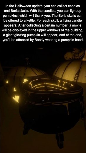 In Bendy: Secrets of the Machine, pumpkins are your best friend and your worst nightmare