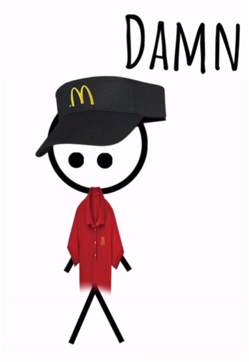 Clip from my new video! #funny #animated #comedyskit #mcdonalds #interview