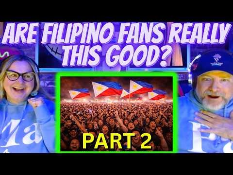 Filipino Fans out singing Global Stars—Our Reaction!