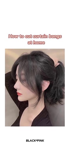 Korean Curtain Bangs Tutorial for Girls