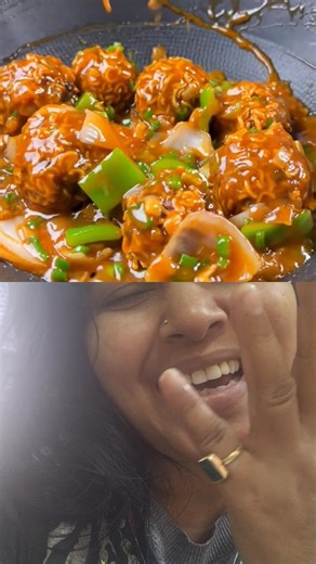 Maggie Manchurian 🤤🤤🤤🤤 #cooking #food #maggi #bitaniskitchen #collab #viralfood