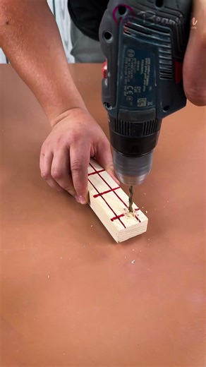 Wooden power outlet cord #diy #useful #poweroutlet #trick