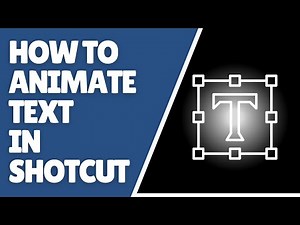 Shotcut How to Animate Text