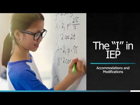 Accommodation and Modifications