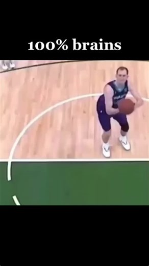 100% brains #fyp #basketball