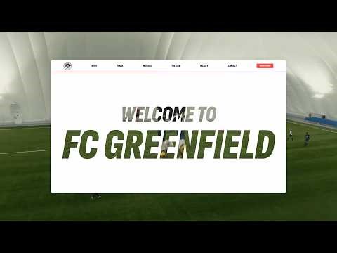 FC Greenfield – The perfect starter kit for your next football, soccer or sports club website