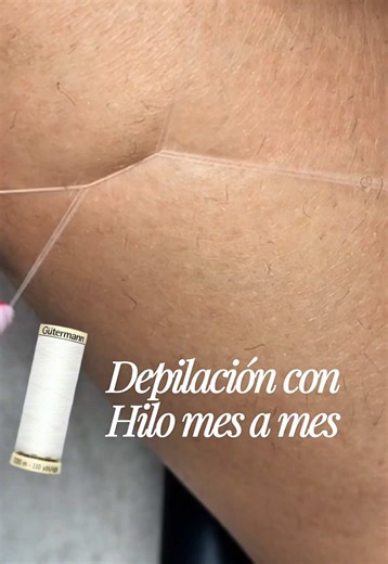 Tutorial de depilación con hilo para el rostro