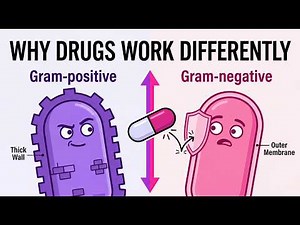 Gram Positive vs Gram Negative | Why Antibiotics Work Differently