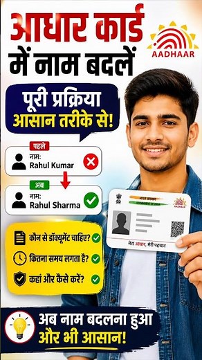 How to Change Your Name on Aadhaar Card? | Full Process 2026 | Documents, Fees & Time