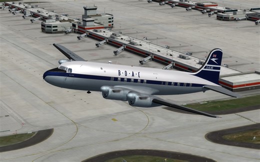 【Prepar3D落地】英国海外航空“阿格诺”（Agonaut）客机着陆美国亚特兰大机场