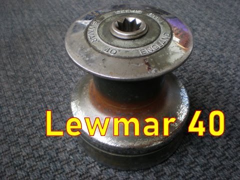Lewmar 40 - How to disassemble/assemble a Lewmar 40 - 2 speed/2gear winch from the from year 1972.
