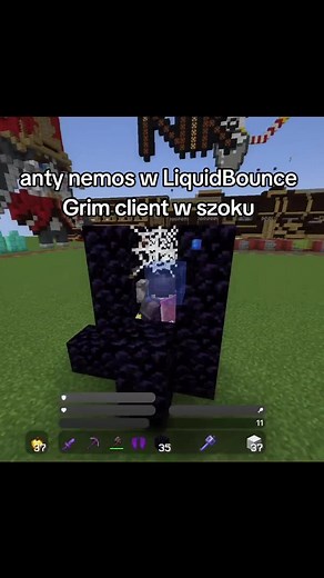 Grim Client i LiquidBounce: Anty Nemos w Akcji