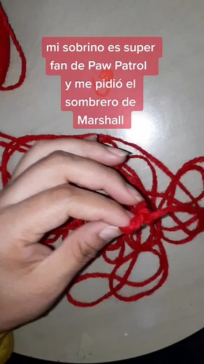 Sombrero Crochet de Marshall de Paw Patrol