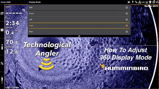 3.1K views · 27 reactions | Adjusting Display Mode with Humminbird MEGA 360 Imaging is a quick and easy way to see more detail and clarity, by focusing the display on that part of the 360-degree circle that actually contains your casting targets. In this Humminbird Quick Tip, I illustrate how to adjust Display Mode to any of 4 parts of the 360-degree circle, and then change back to the full-circle view. | The Technological Angler | Facebook