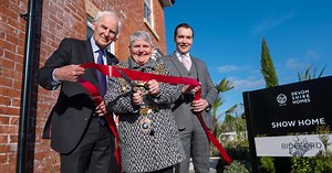 New homes revealed as Bideford mayor opens The Grange development