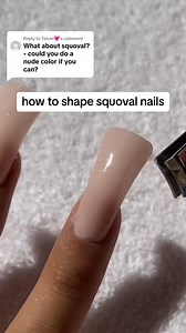 How to shape Squoval Nails 👀💅✨ LOVE or PASS?! Get 20% OFF with code FB20 -⁠ #nailart #naillooks #nails #nailgram #nailinspo #nailsathome #nailtrends #naildesign #nailartist #diynails #nailhack #easynails #nailvideo #nailtutorial #trendynails #nailsoftheday #nailtech #nailtutorials #nailboo #nailsofinstagram #nailsalon #DIYnails #gelpolish #dippowder #dippowderdesign #dipnails #dippowdernails #dippowdermanicure #dipkit | Nailboo