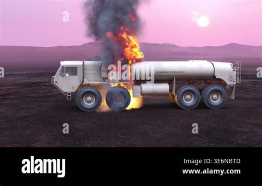 3D rendering of a trailer Stock Video Footage - Alamy