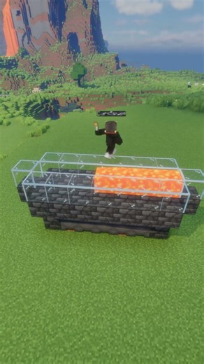 Minecraft Infinite Lava Farm 🔥 | Unlimited Lava Bucket Trick (Easy Tutorial) #minecraft