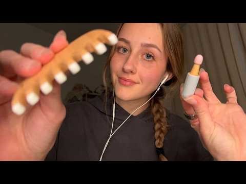 ASMR Wooden Haircut & Makeover ✂️💄 Soft Spoken Personal Attention, Brushing, Styling & Sleep Trigger