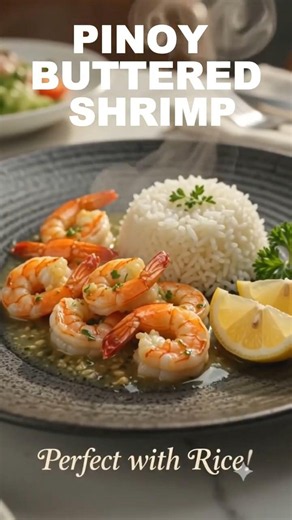 Garlic Butter Shrimp in 15 Minutes! 🍤 Easy Buttery Shrimp Recipe #Shorts