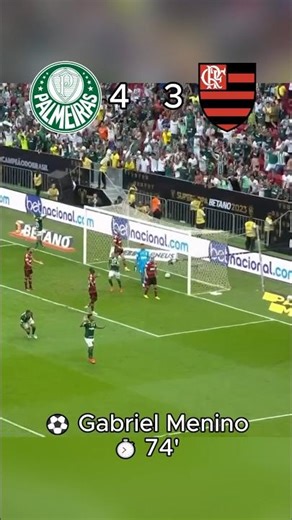 Palmeiras 4 x 3 Flamengo | Supercopa 2023 #shorts