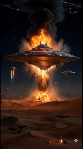 UFO crashed 😧 #aivideo #love #vairal #usa #ufoキャッチャー #space #fyp #veiws #subscribe #like