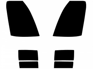 Rtint™ Cadillac STS 2005-2007 Headlight Tint | Film