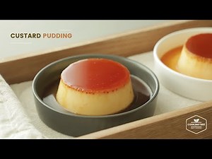 노오븐 & 노젤라틴! 카라멜 커스터드 푸딩 만들기 : No-Bake & No-Gelatin Custard Pudding Recipe | Cooking tree