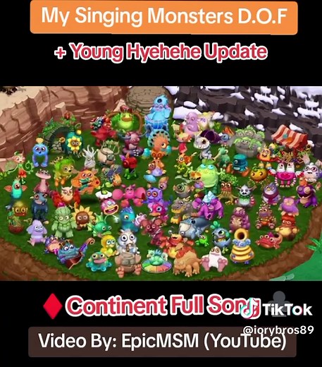 Continent Full Song - My Singing Monsters Update