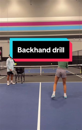 Do you think you could do this for three minutes straight? Add this backhand drill to your routine! #pickleball #pickleballtiktok #pickleballtips #pickleballislife #pickleballhighlights
