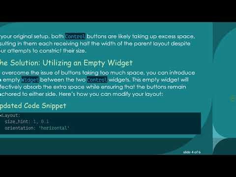 How to Anchor Two Widgets on Each Side in Kivy with Ease