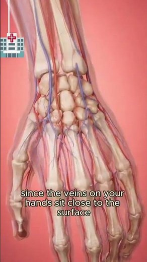 Why Do Hand Veins Pop Out? 🤯 The Real Reason Explained! #shorts