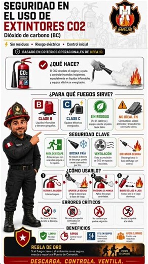Uso correcto de los Extintores de CO2
