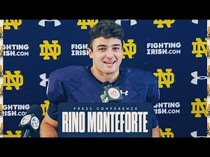 Rino Monteforte | Spring Practice Press Conference (3.27.24) | Notre Dame Football