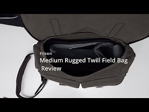 UNBOXING/TRAVEL GEAR/PHOTO GEAR: Filson Medium Rugged Twill Field Bag