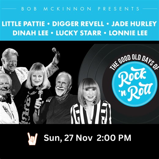 The Good Old Days of Rock n Roll brings together Australian rock 'n' roll pioneers for the first time in over 60 years! Be apart of this amazing show and re-live the original hits!🤘🤘🤘 http://bit.ly/3V4zeGF | The Empire